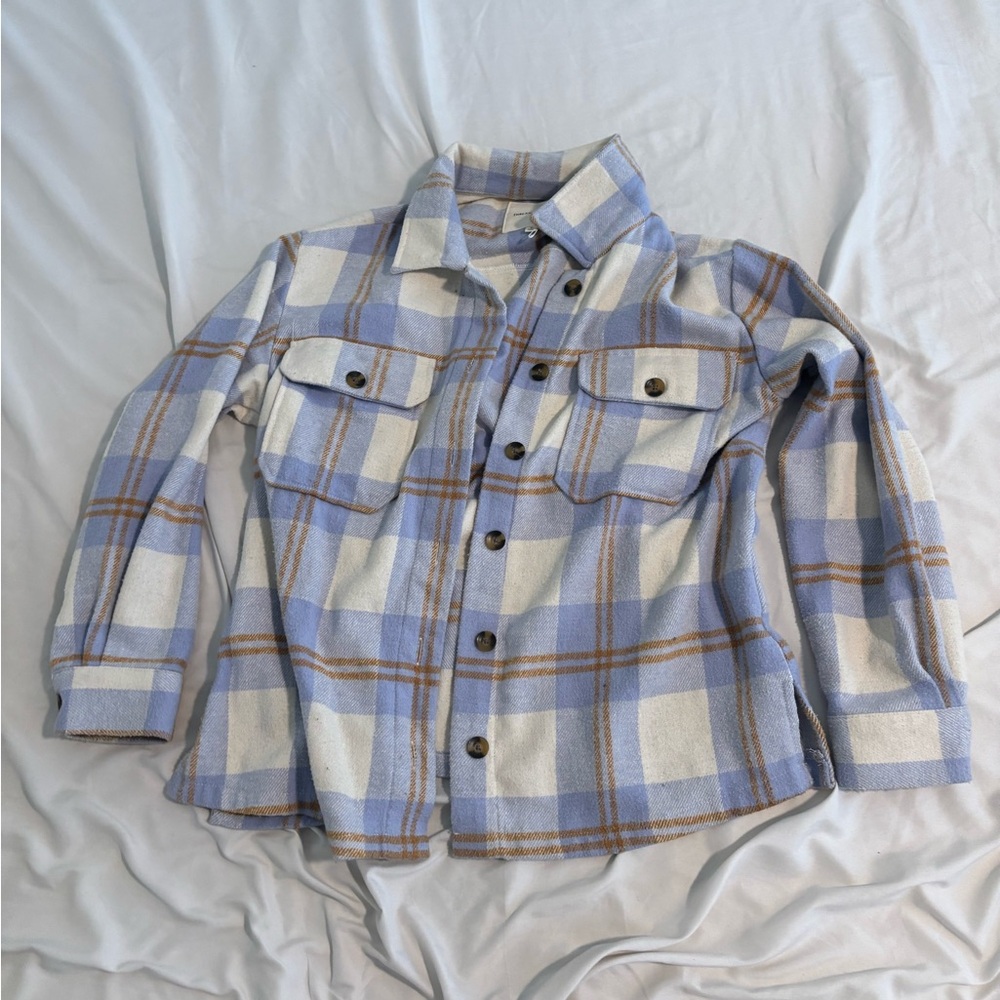 Colorful flannel jacket